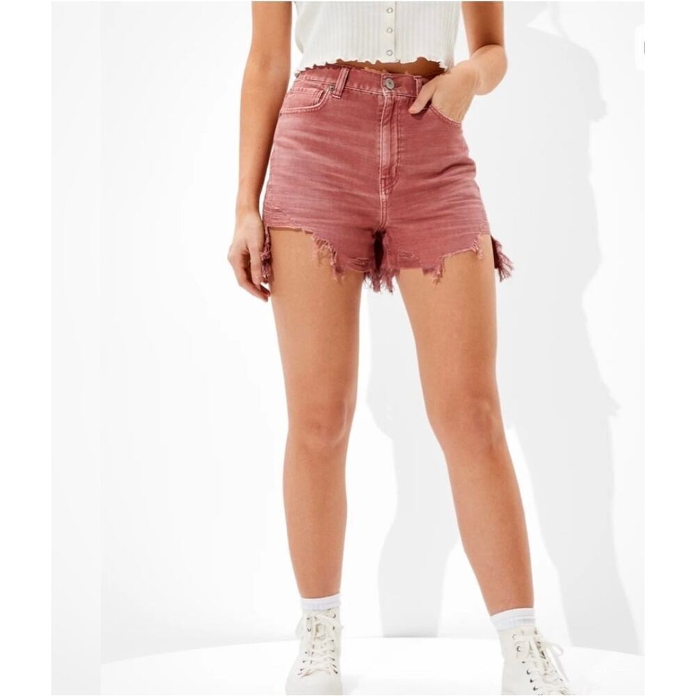 American eagle AE Highest rise mom shorts 8